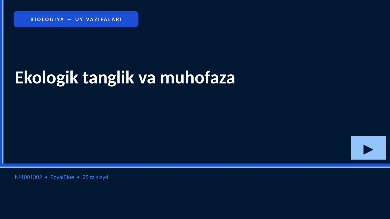 Ekologik tanglik va muhofaza