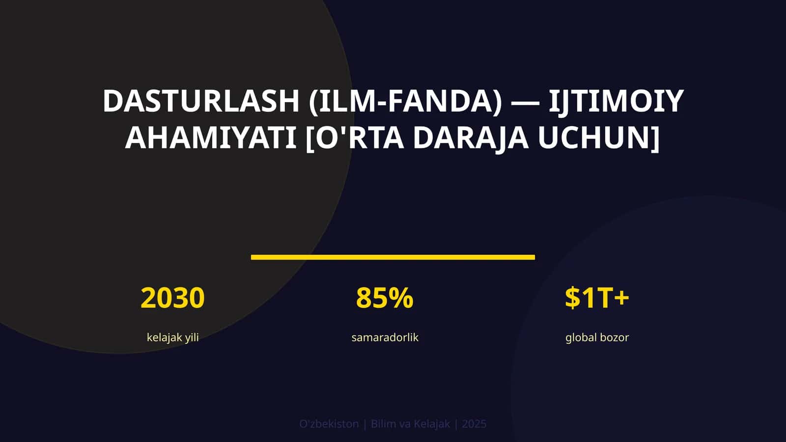 Dasturlash (ilm-fanda) — ijtimoiy ahamiyati [o'rta daraja uchun]