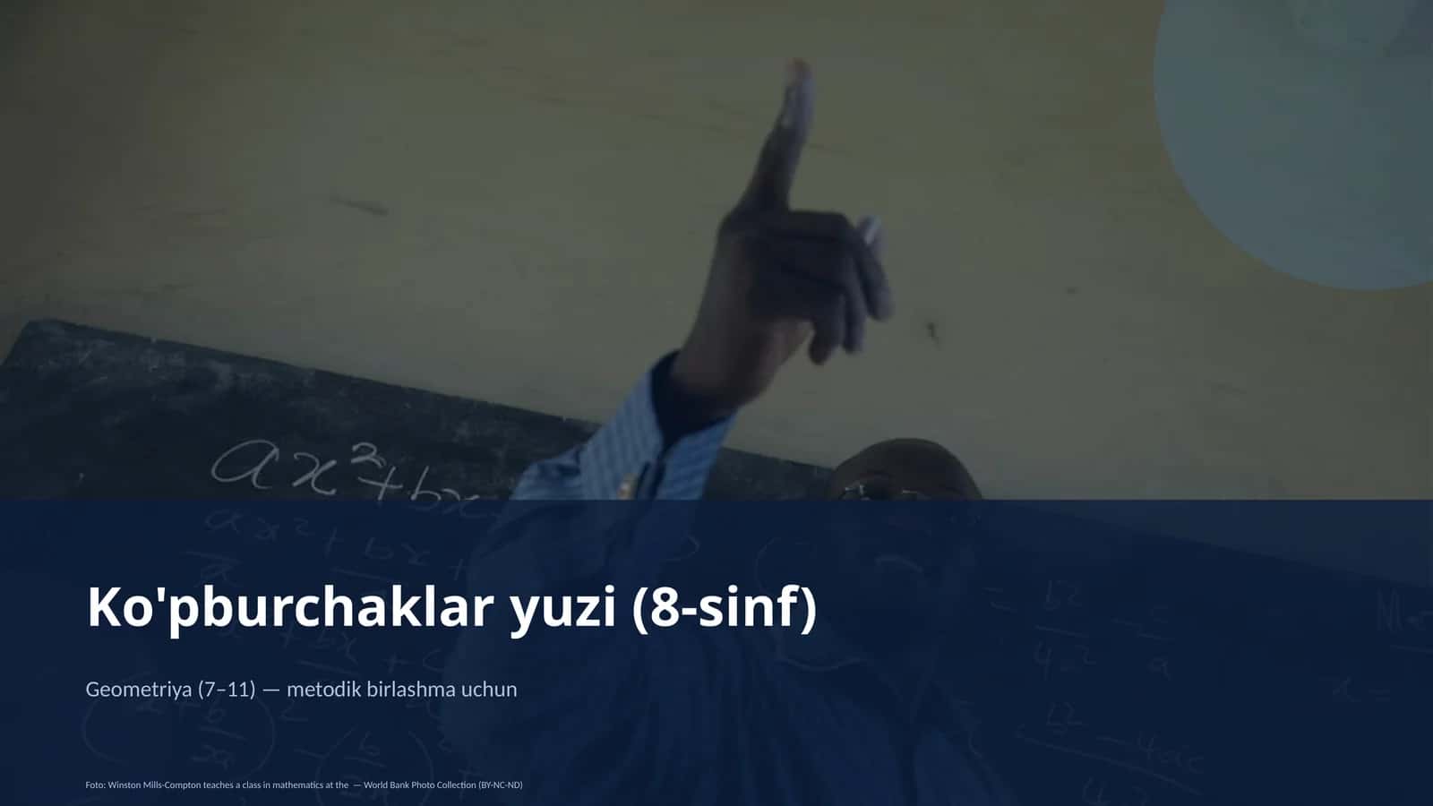 Ko'pburchaklar yuzi (8-sinf)