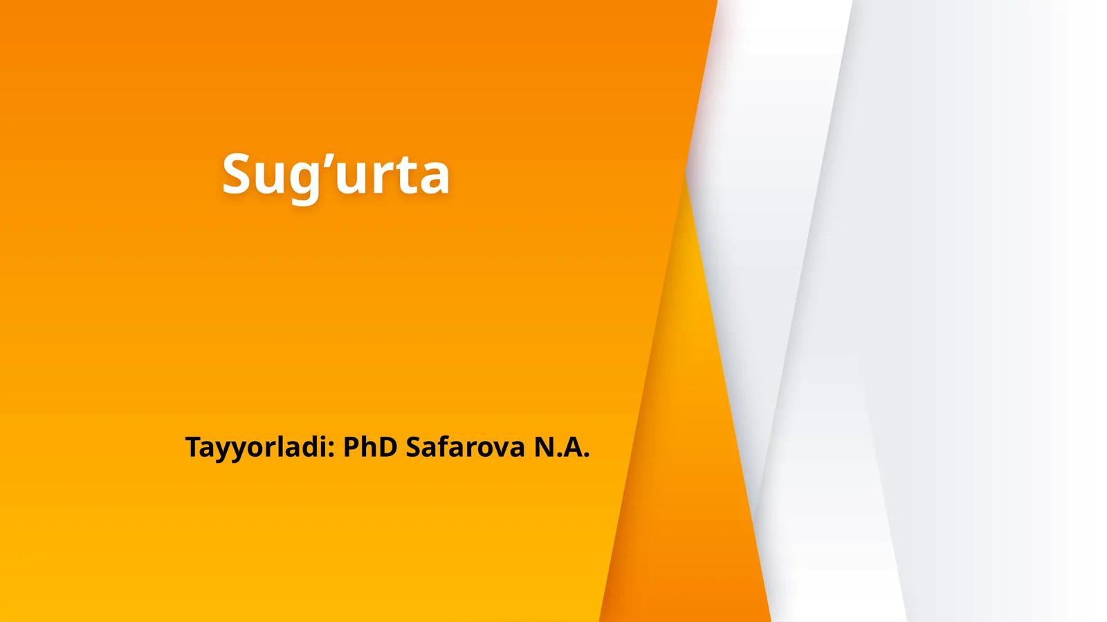 Sug’urta