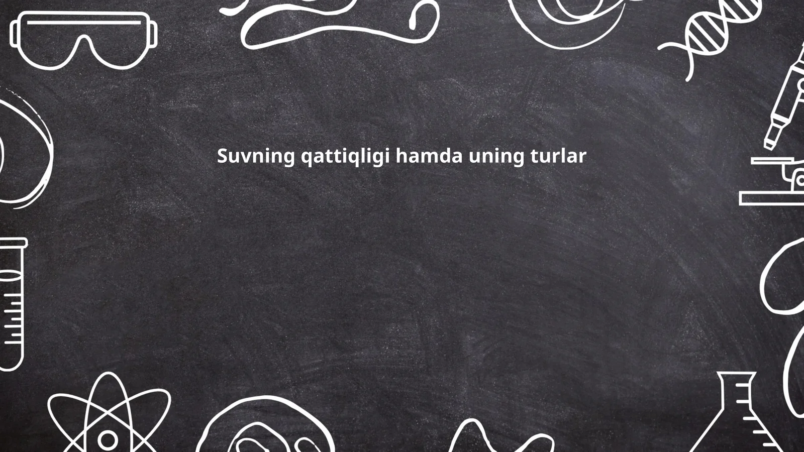 Suvning qattiqligi nima?