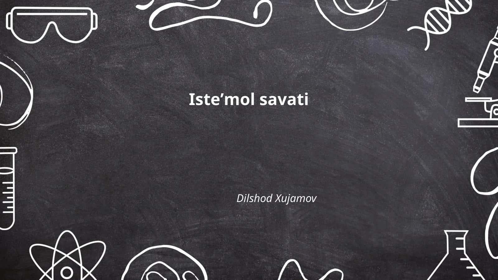 Isteʼmol savati