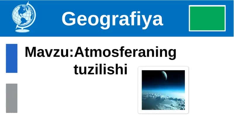Atmosferaning tuzilishi