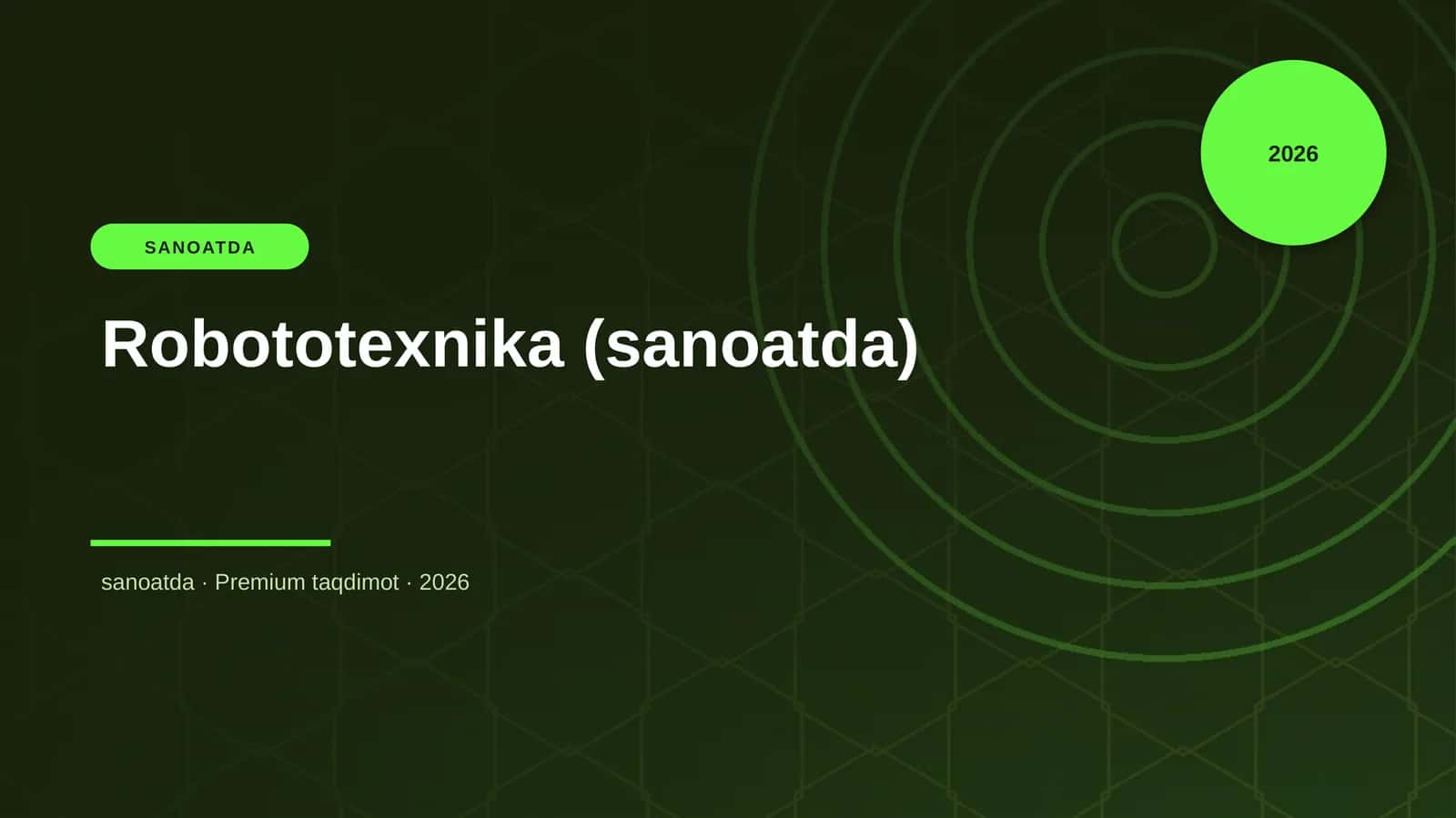 Robototexnika (sanoatda)