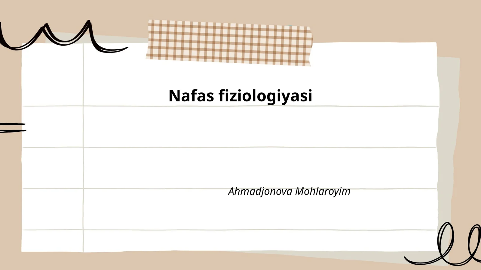 Nafas fiziologiyasi