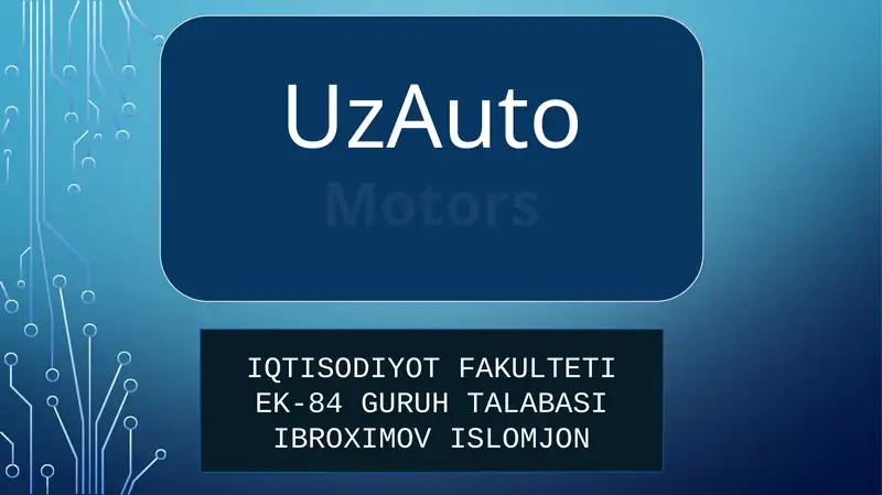 UZAUTO MOTORS