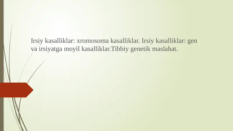 Tibbiy genetik maslahat