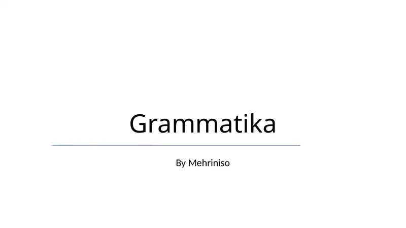 Grammatika