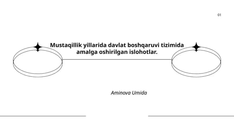 Mustaqillik yillarida davlat boshqaruvi tizimida amalga oshirilgan islohotlar