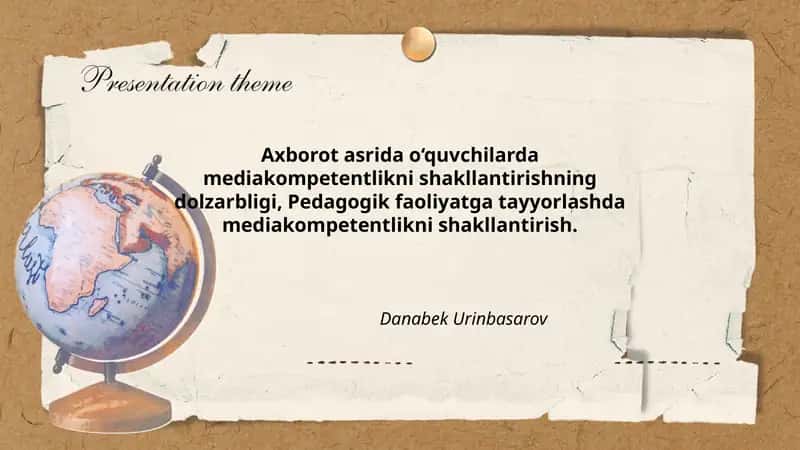 Mediakompetentlikning O‘qitishda Ahamiyati