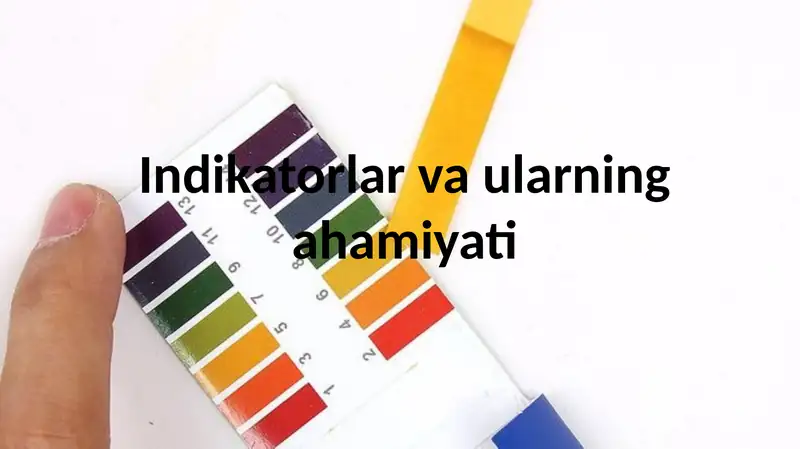 Indikatorlar