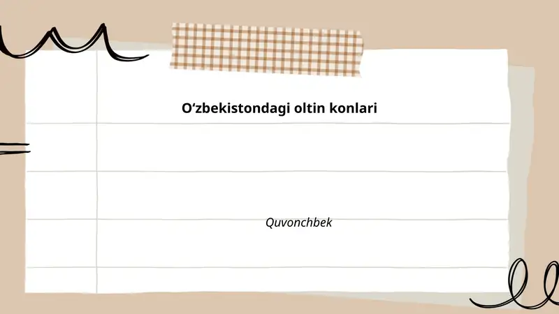 Oʻzbekistondagi oltin konlari