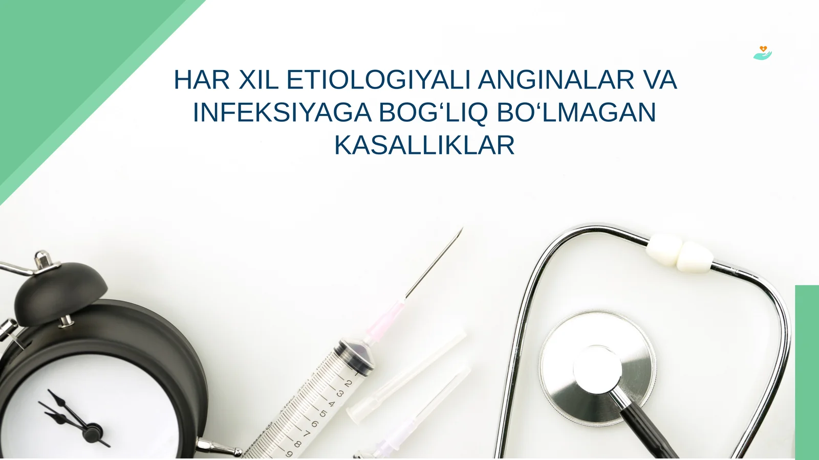 HAR XIL ETIOLOGIYALI ANGINALAR VA INFEKSIYAGA BOG‘LIQ BO‘LMAGAN KASALLIKLAR
