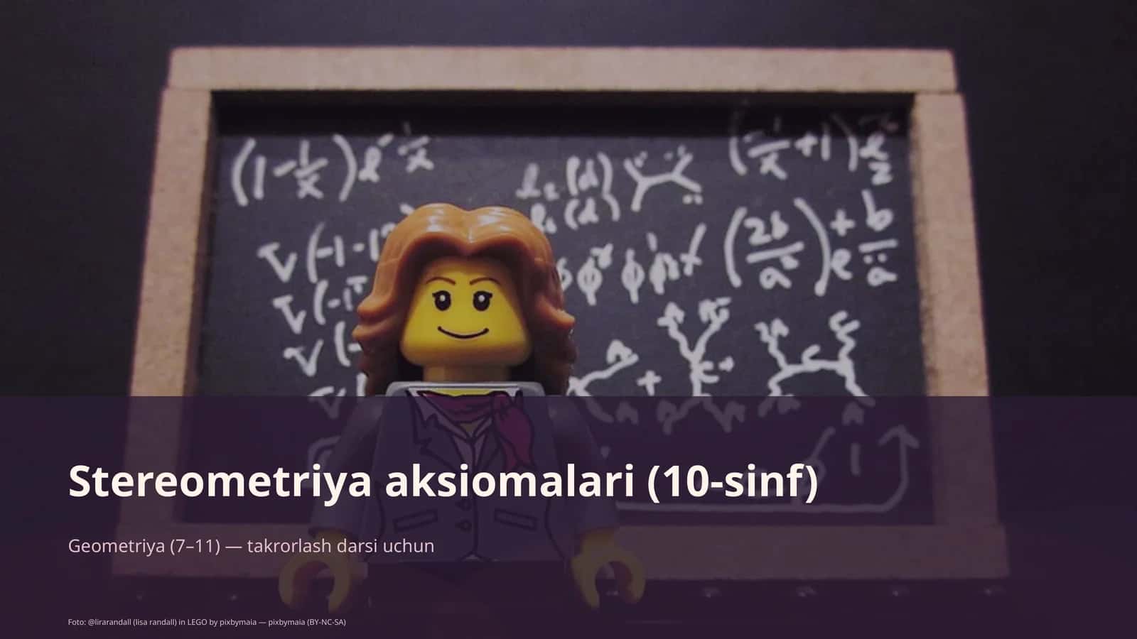 Stereometriya aksiomalari (10-sinf)