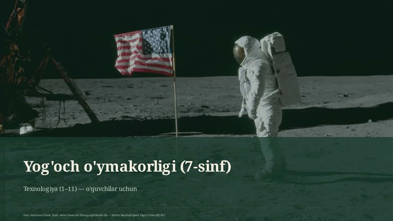 Yog'och o'ymakorligi (7-sinf)