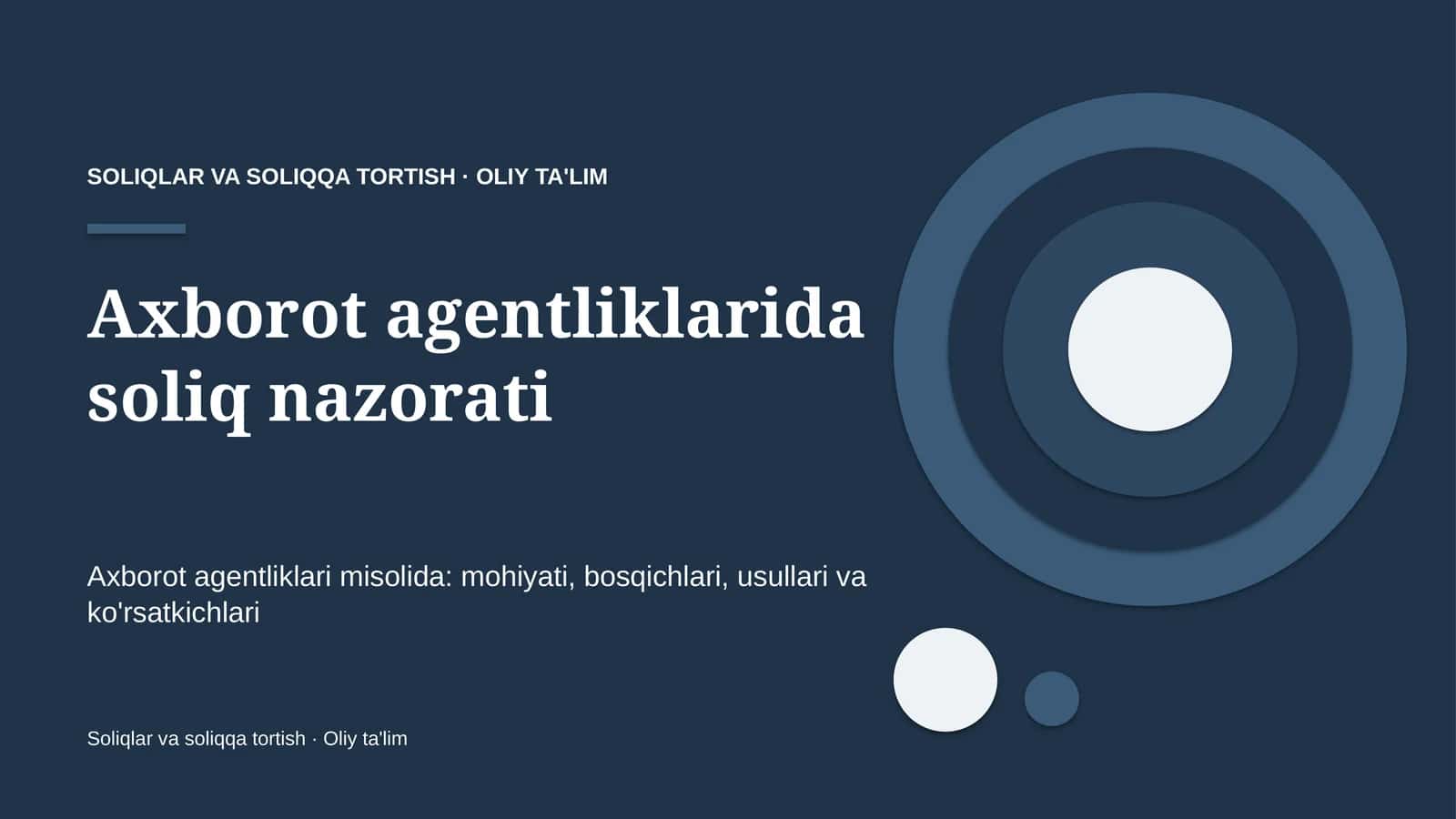 axborot agentliklarida soliq nazorati 7019