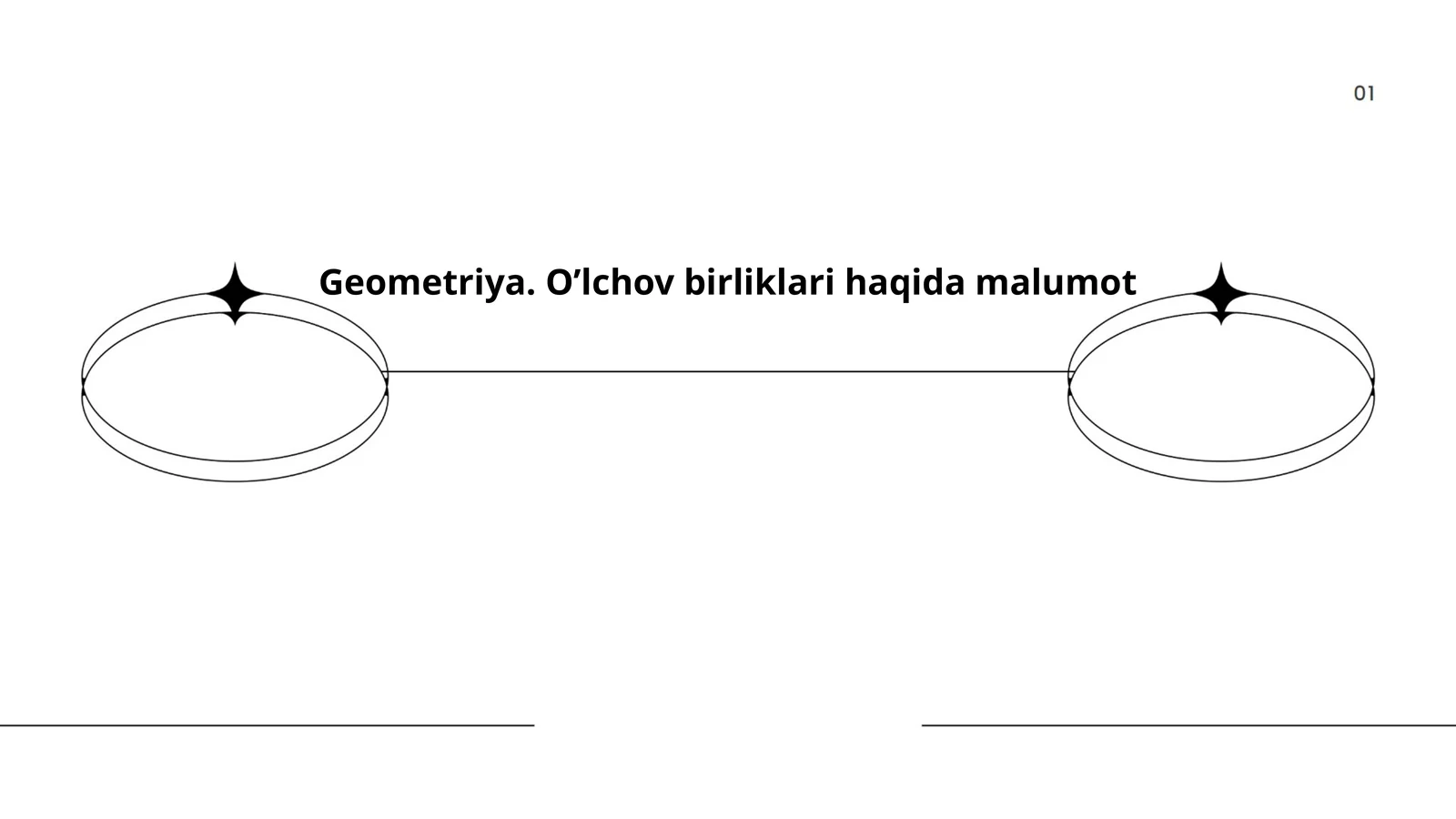 Geometriya. Oʼlchov birliklari haqida malumot