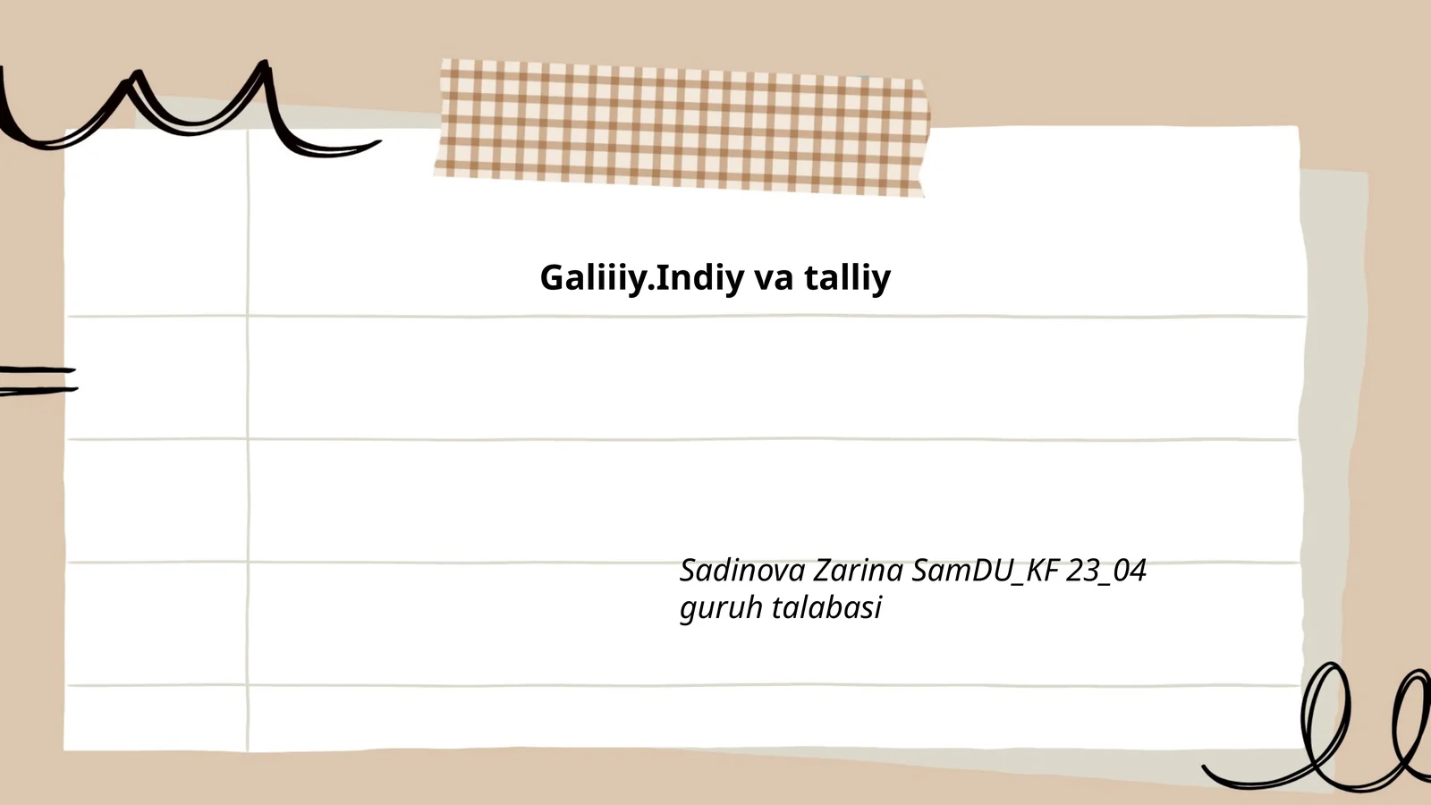 Galliy elementi