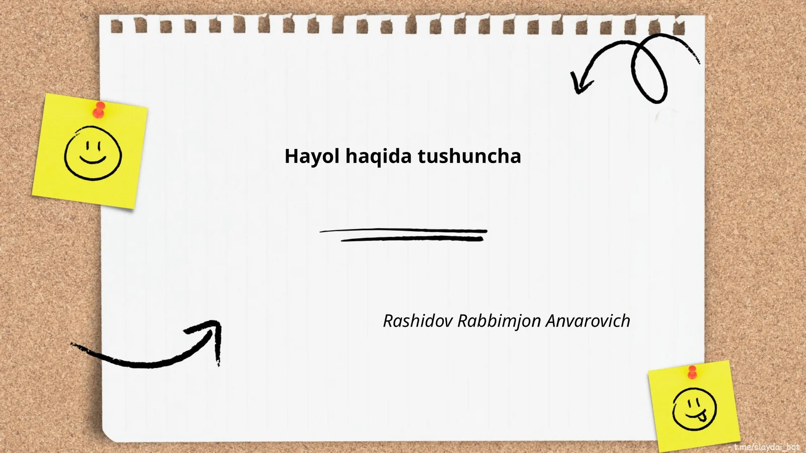 Hayol haqida tushuncha