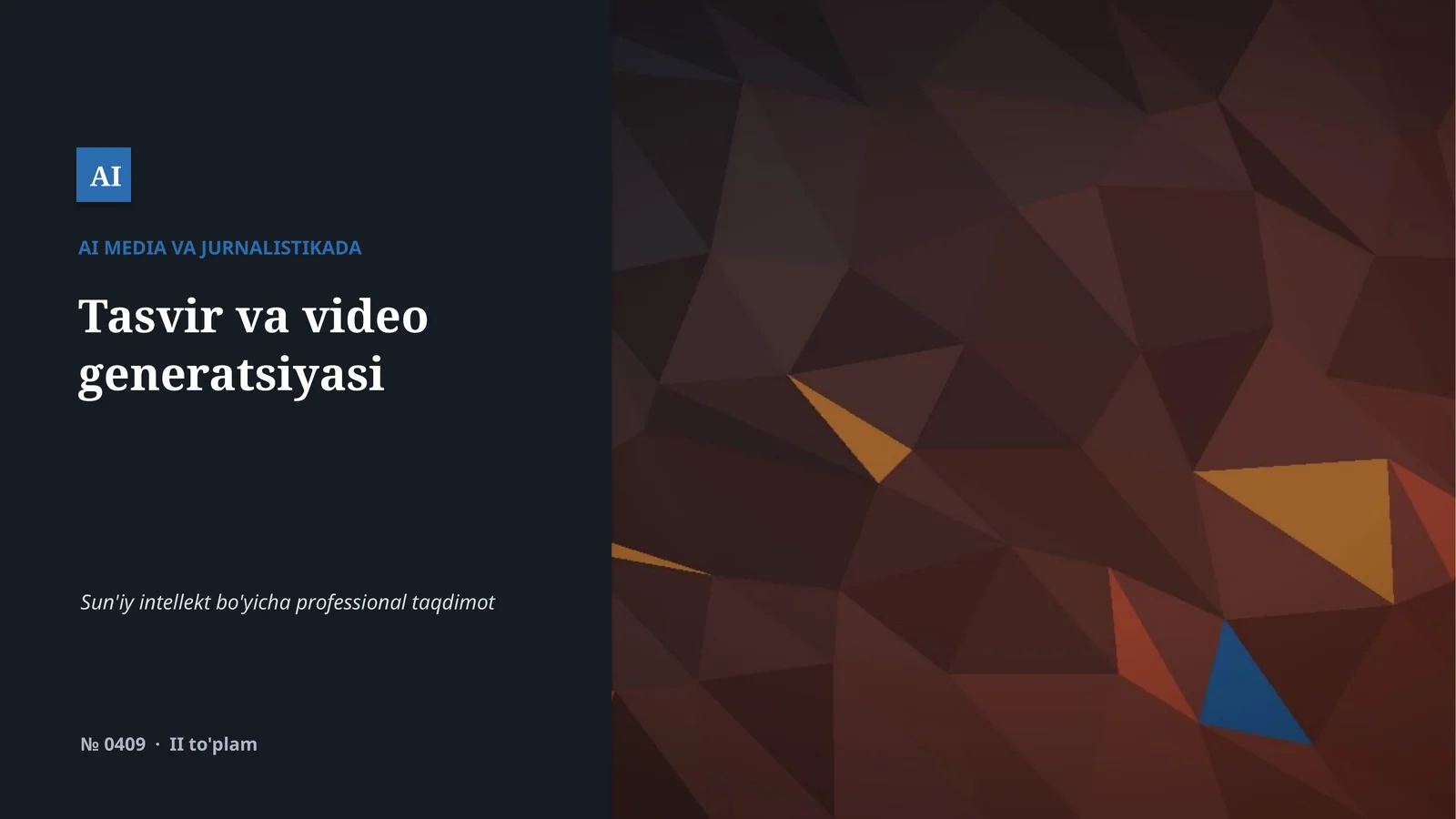AI MEDIA VA JURNALISTIKADA