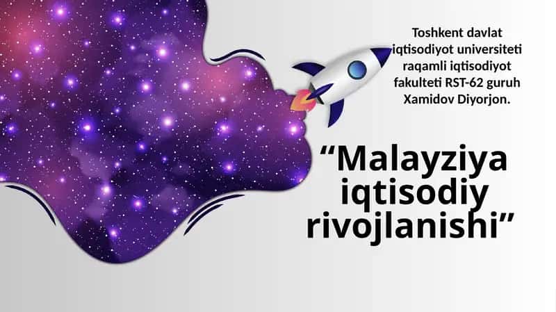 Malayziyaiqtisodiyrivojlanishi