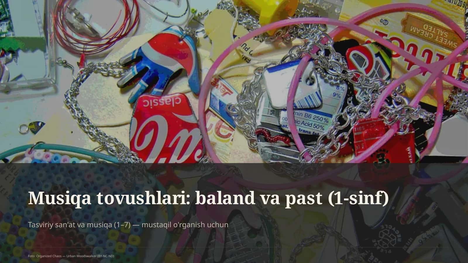 Musiqa tovushlari: baland va past (1-sinf)