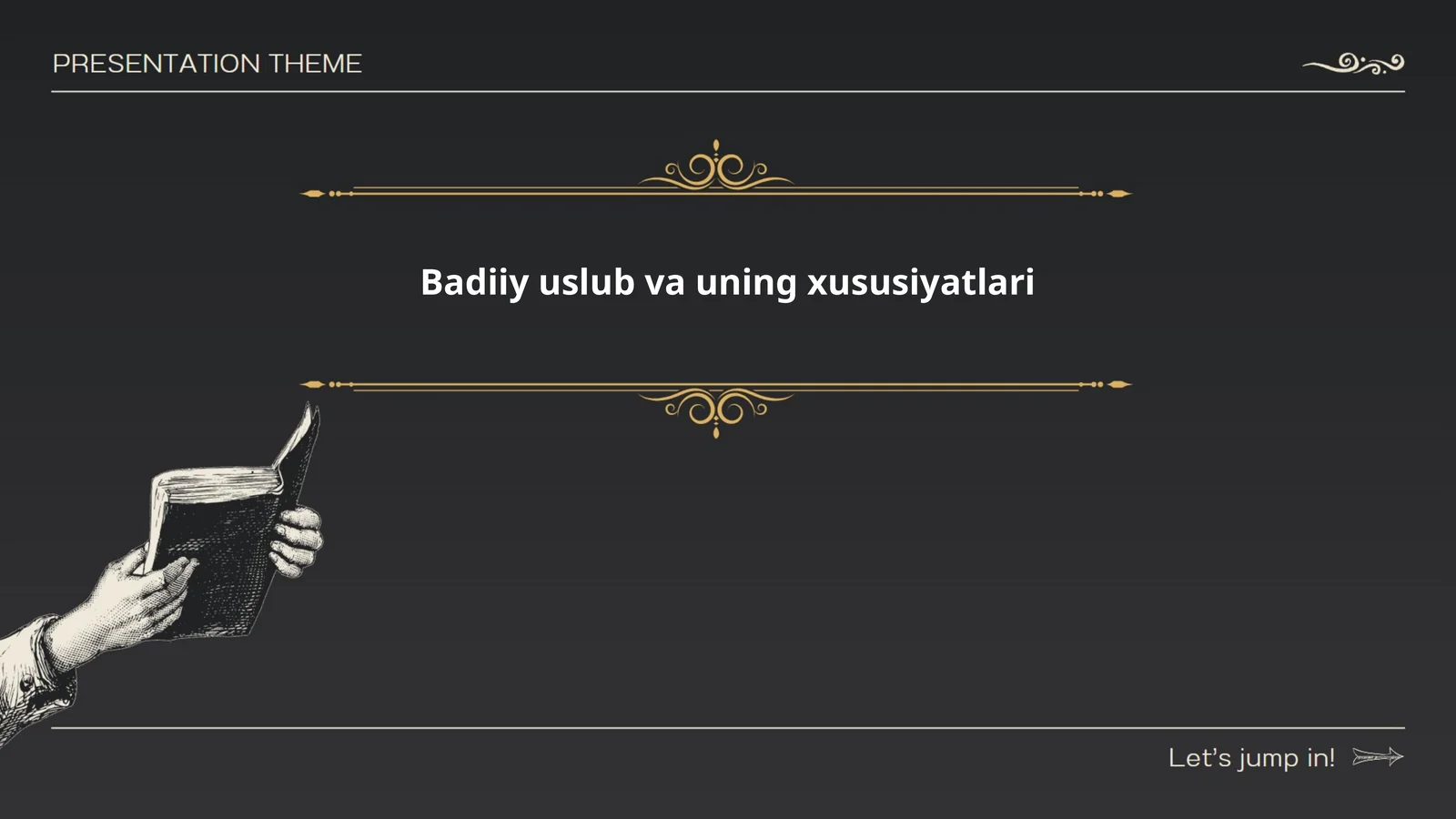 Badiiy uslub va uning xususiyatlari