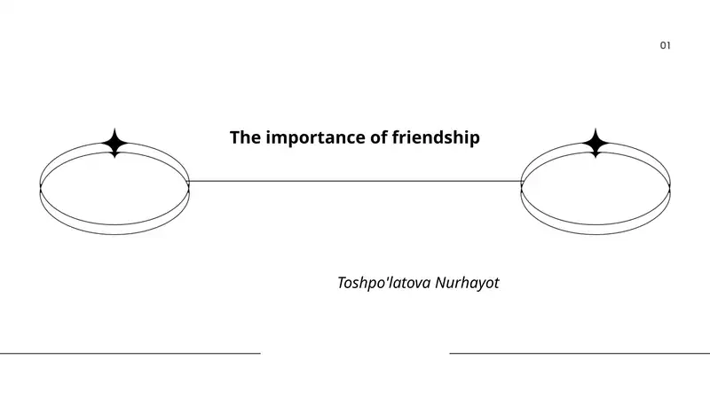 The importance of friendship