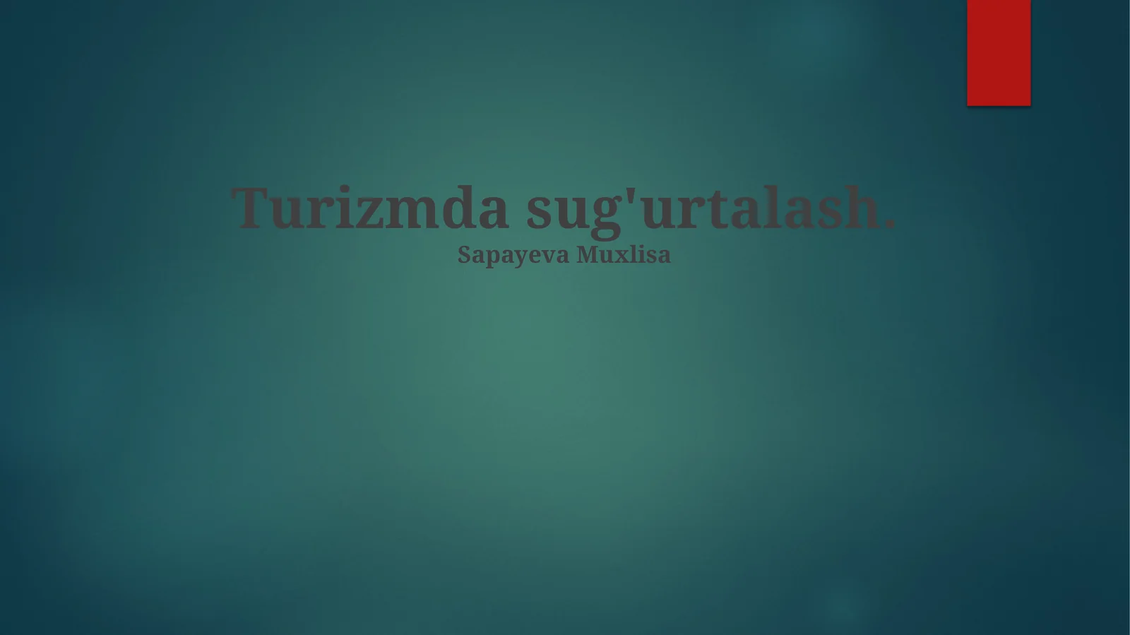 Turizmda sug'urtalash