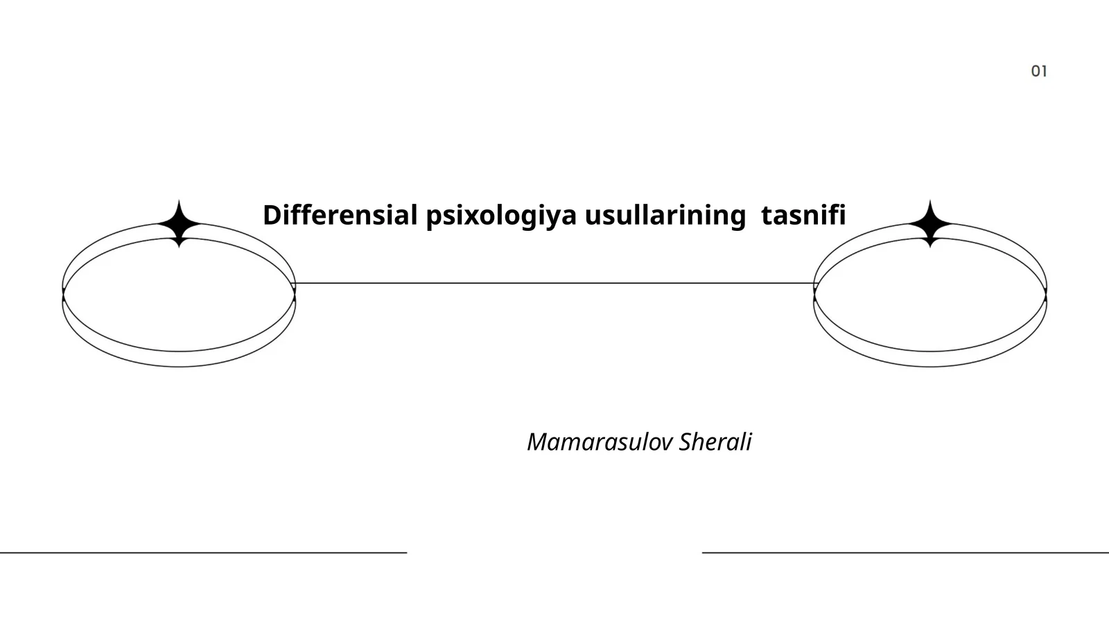 Differensial psixologiya usullarining tasnifi