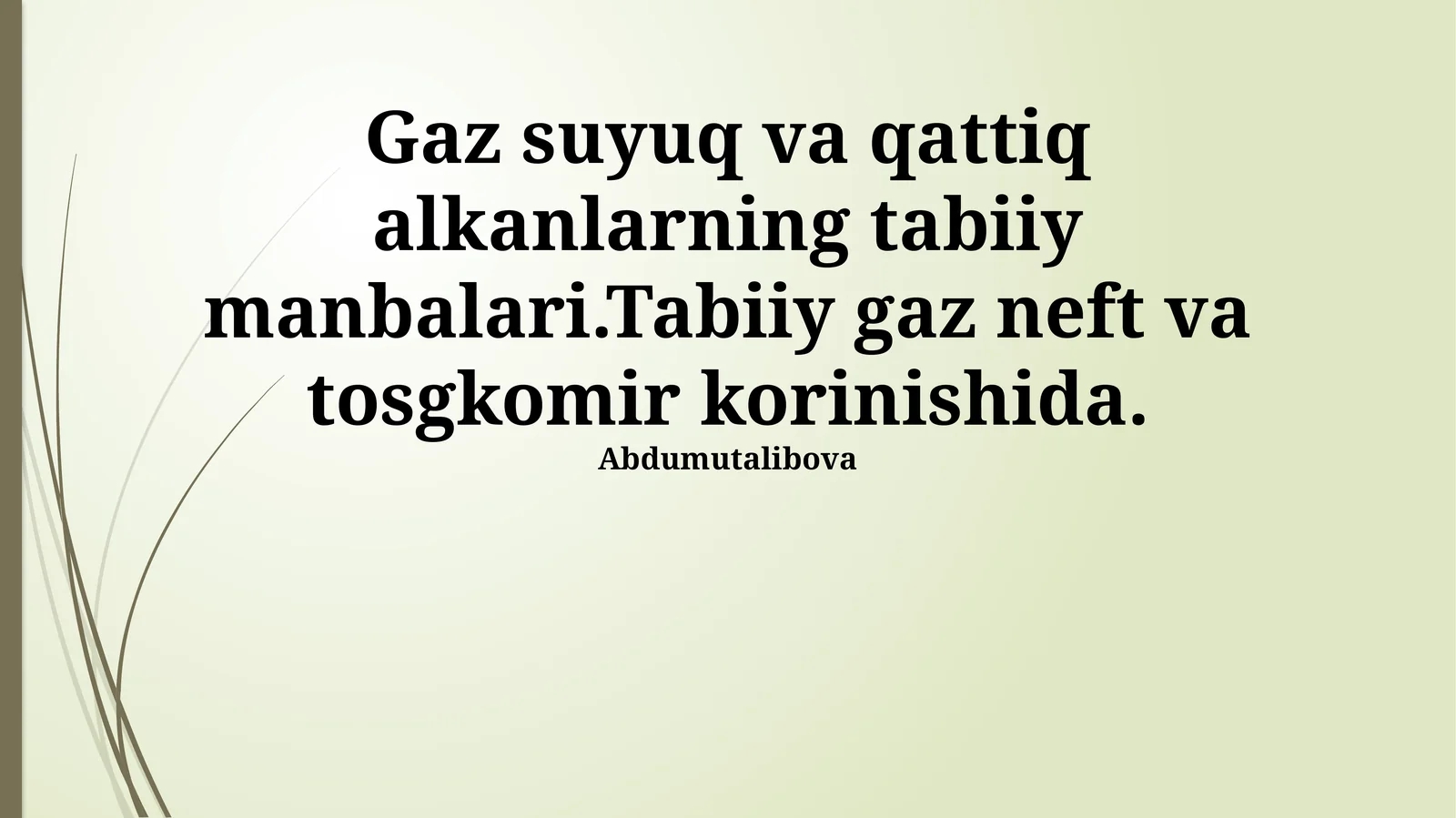 Tabiiy gaz