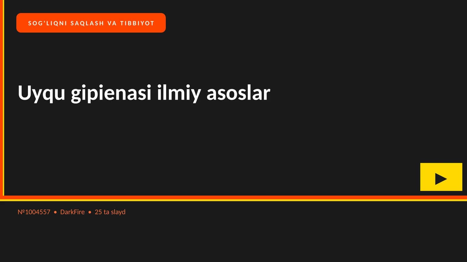 Uyqu gipienasi ilmiy asoslar