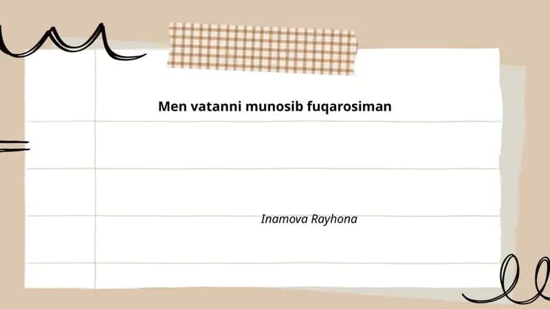 Vatanparvarlik va uning ma'nosi