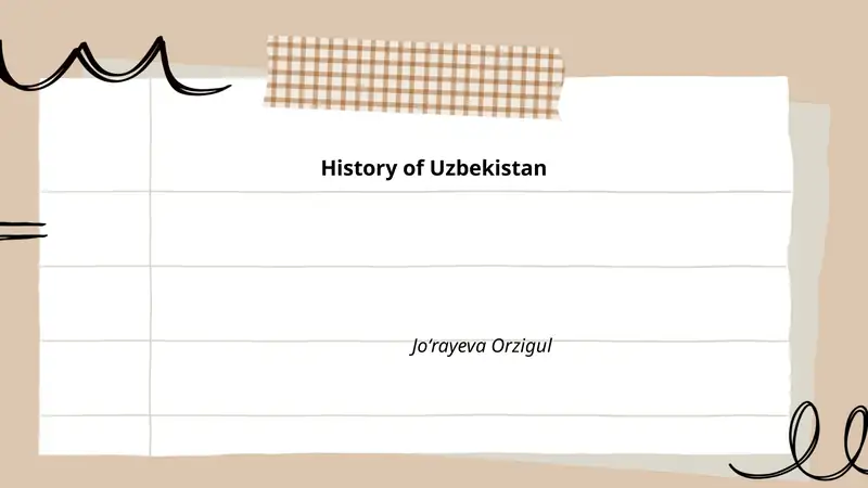 History of Uzbekistan