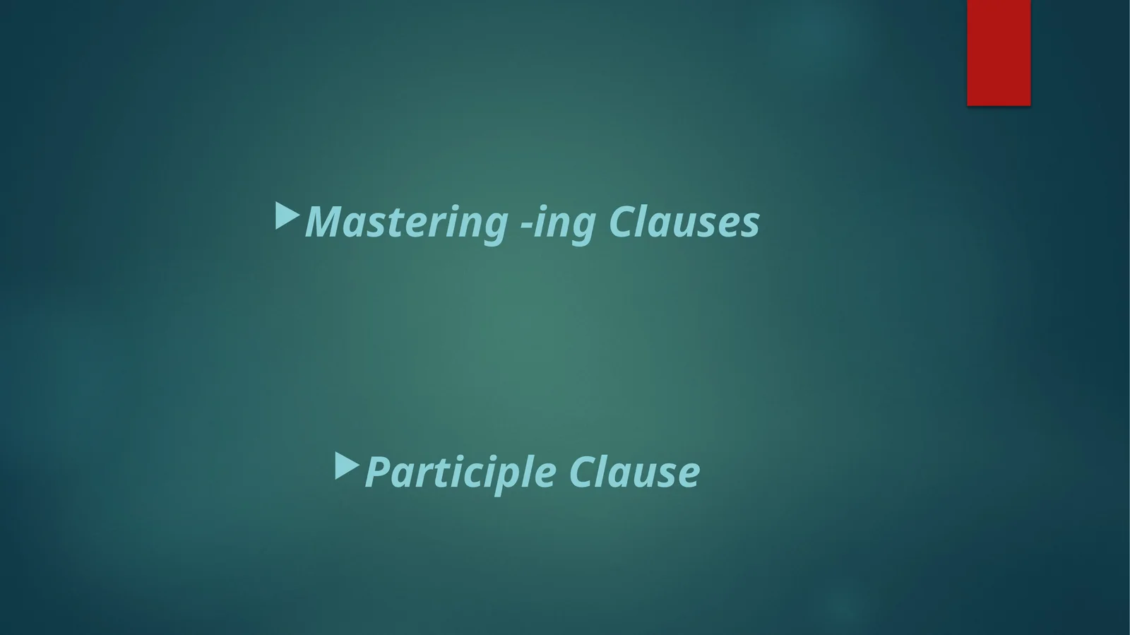 ingClauses