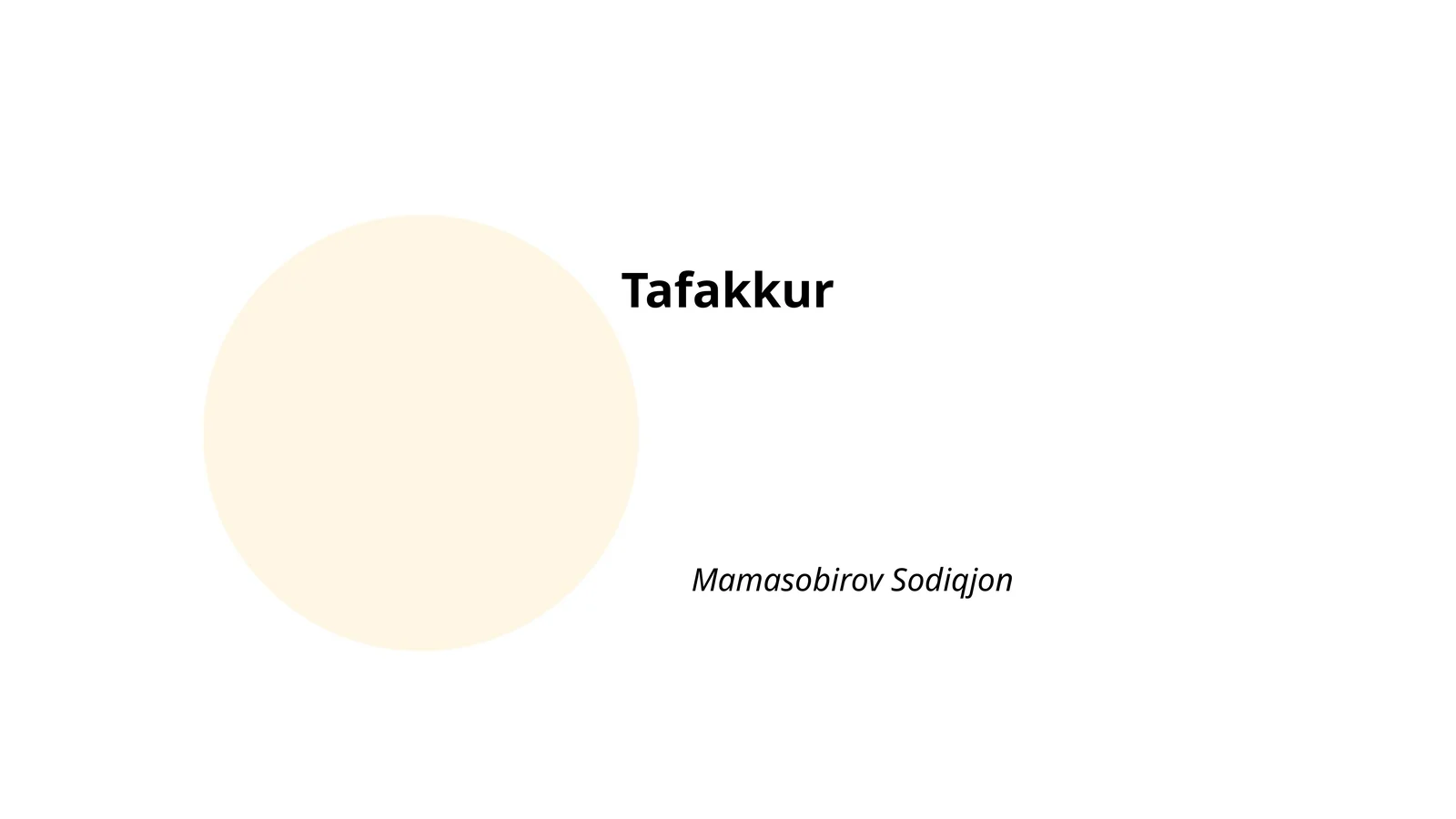 Tafakkur
