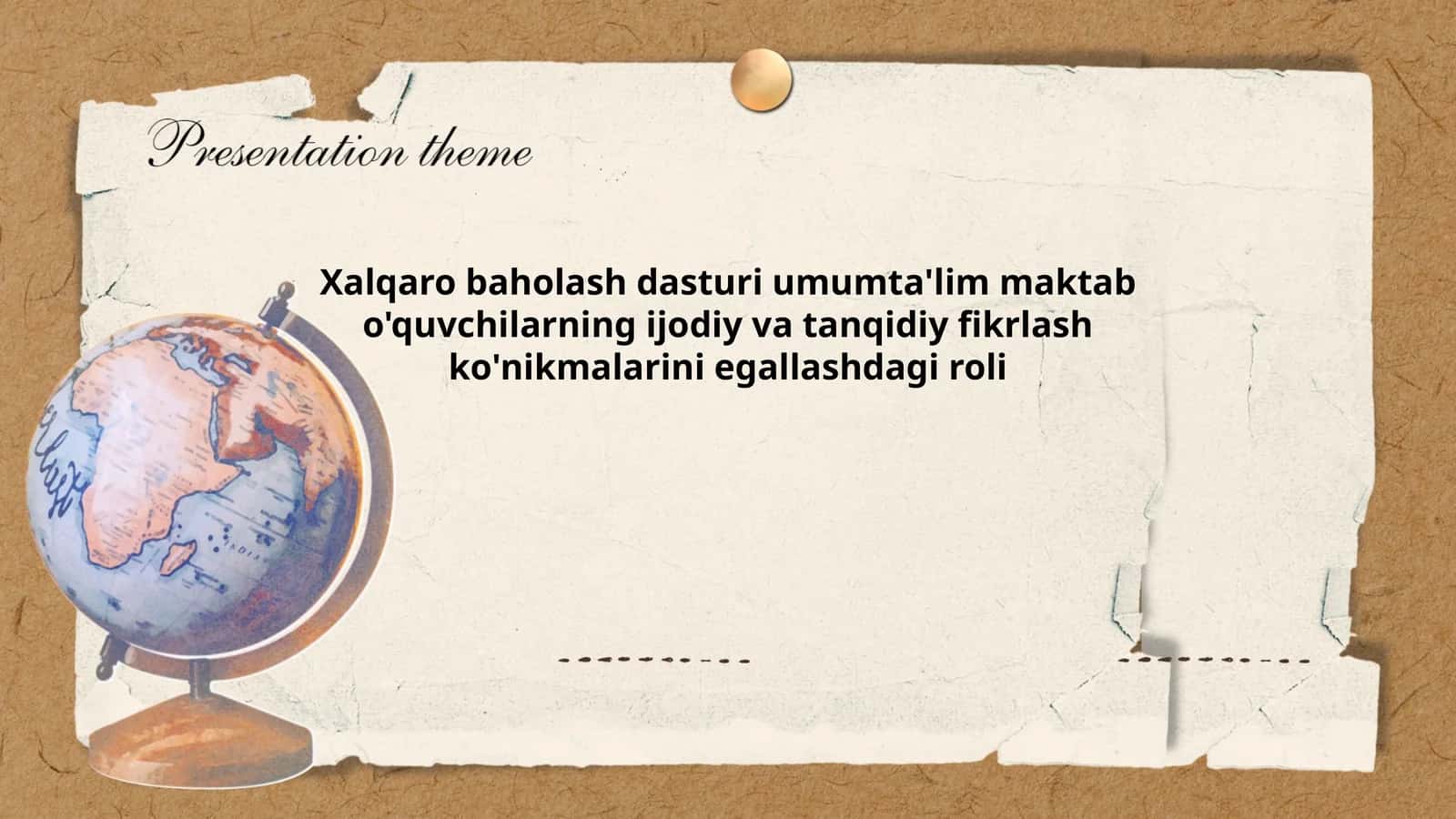 Xalqaro baholash dasturi umumta'lim maktab o'quvchilarning ijodiy va tanqidiy fikrlash ko'nikmalarini egallashdagi roli