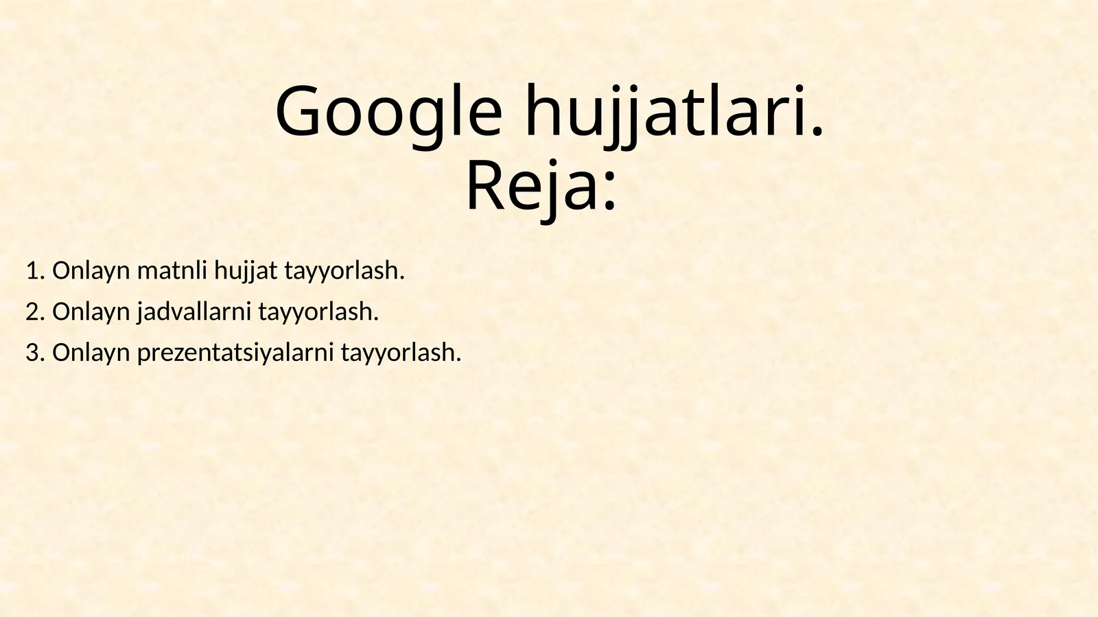Google hujjatlari