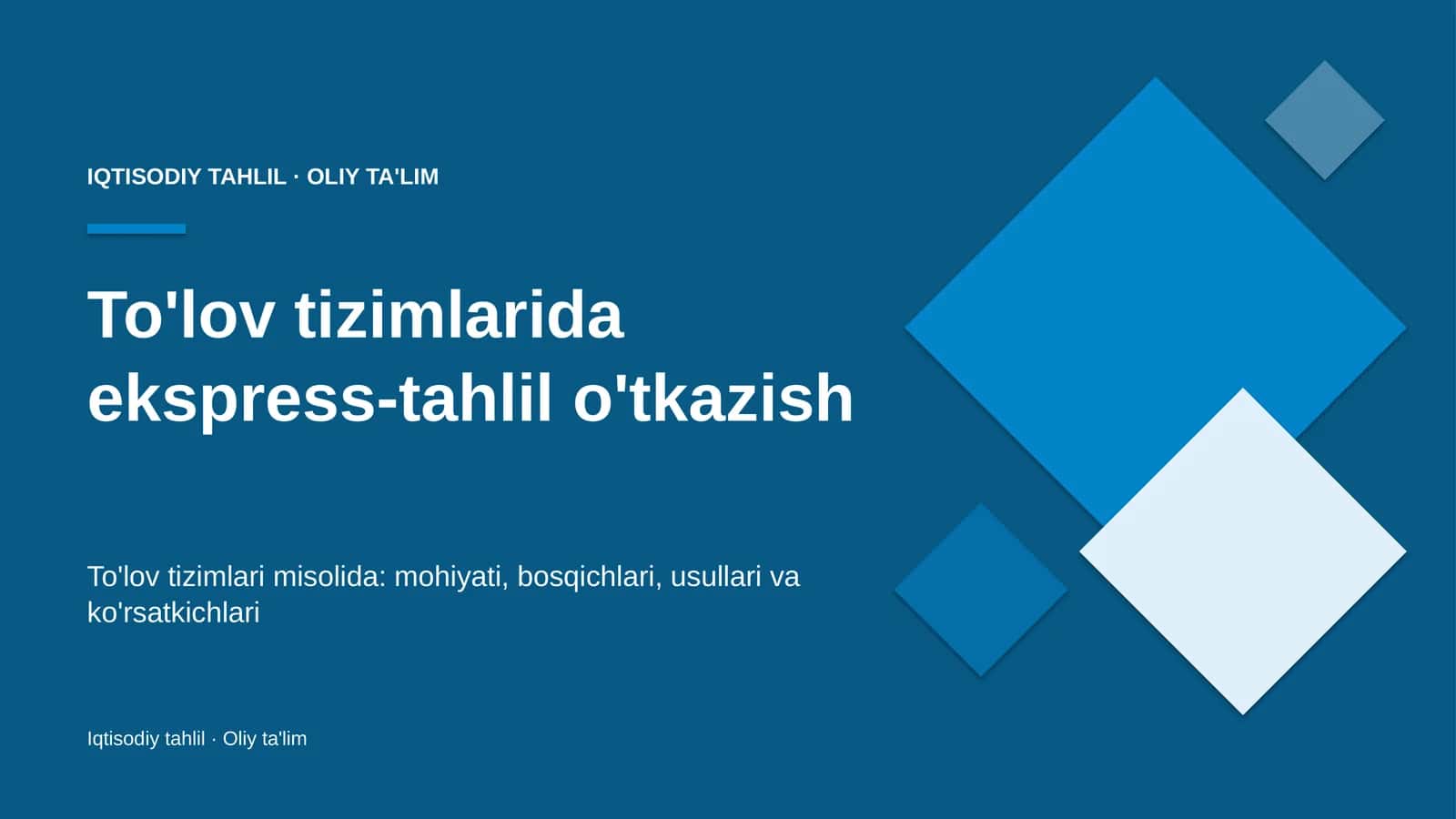 to'lov tizimlarida ekspress tahlil o'tkazish 9123