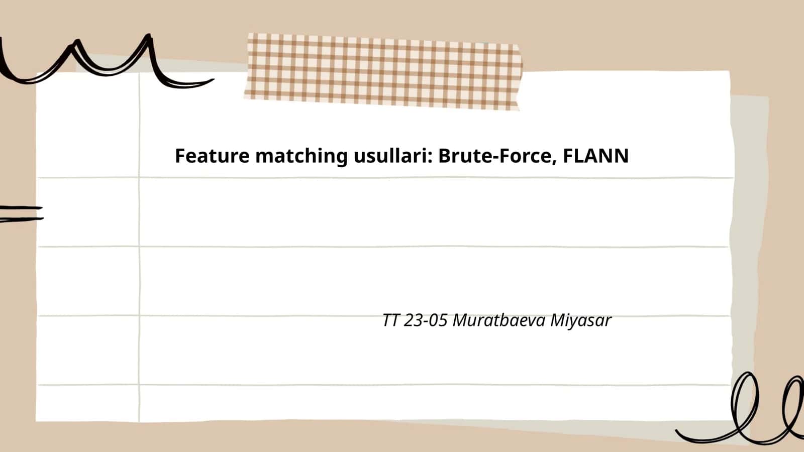 Brute-Force Matcher