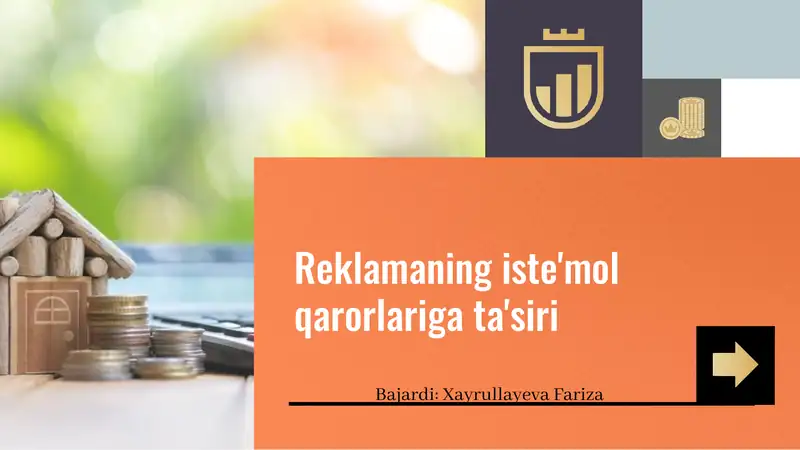 Reklamaning iste'mol qarorlari g'oyasi