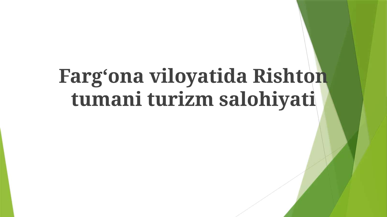 Oshxona turizmi