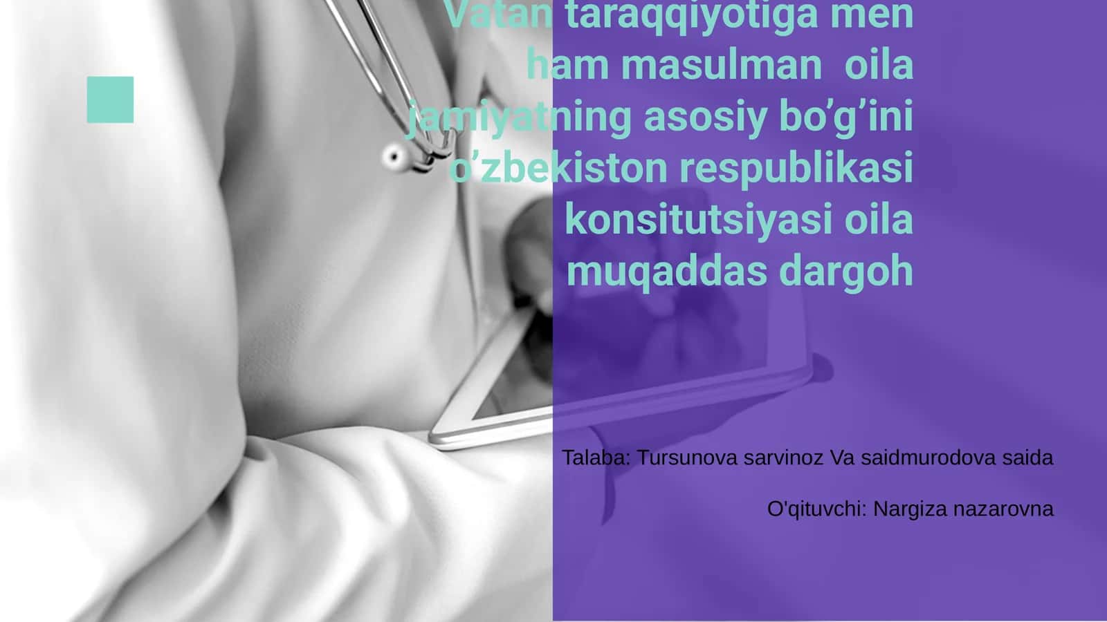 Vatan Taraqqiyotining Asosiy Qismi