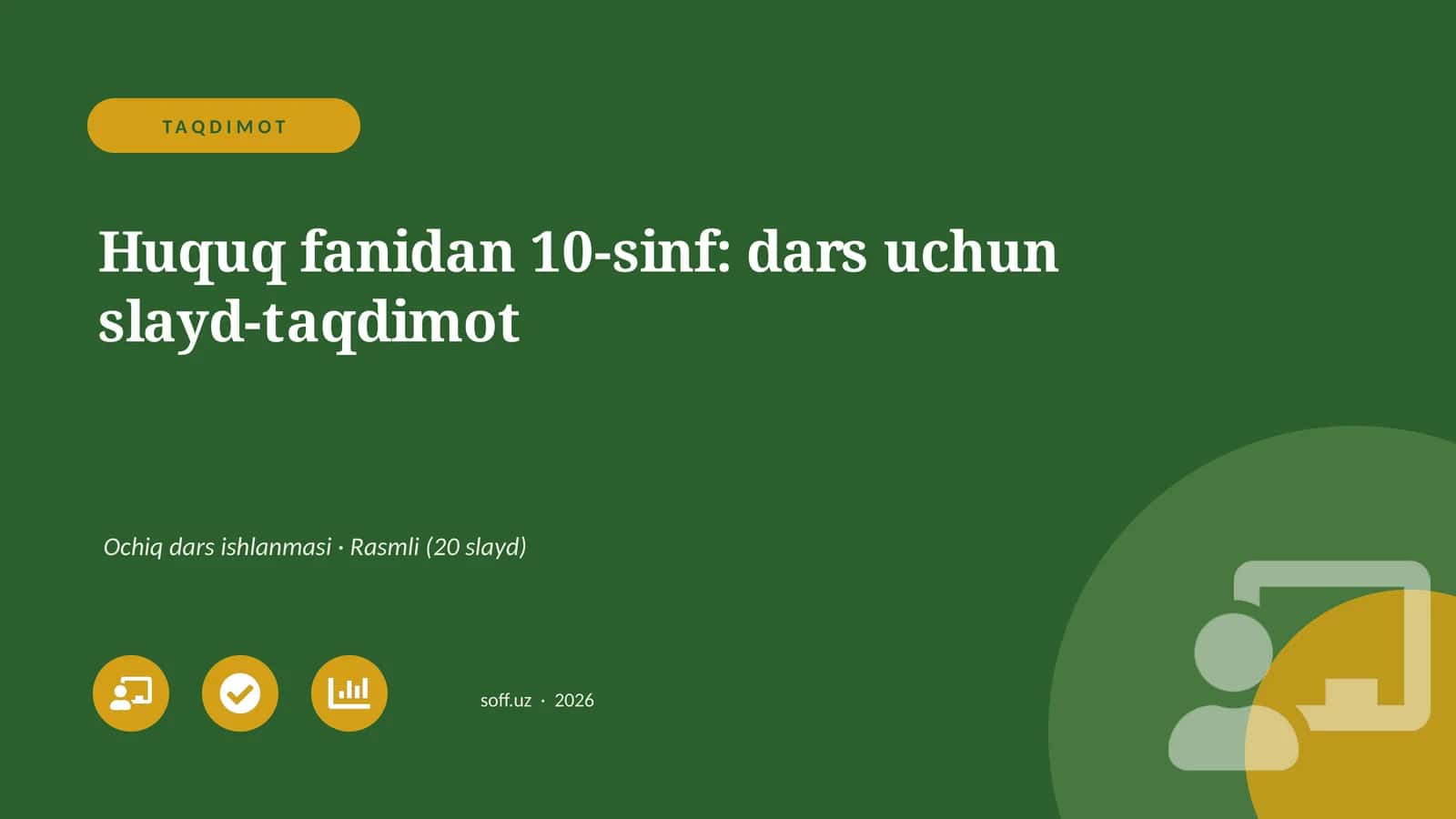 Dars uchun slayd-taqdimot