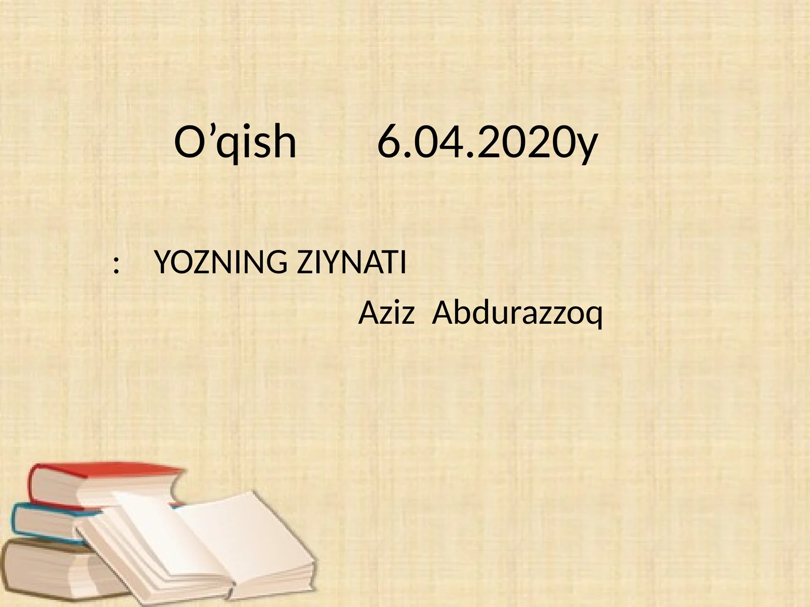 YOZNING ZIYNATI