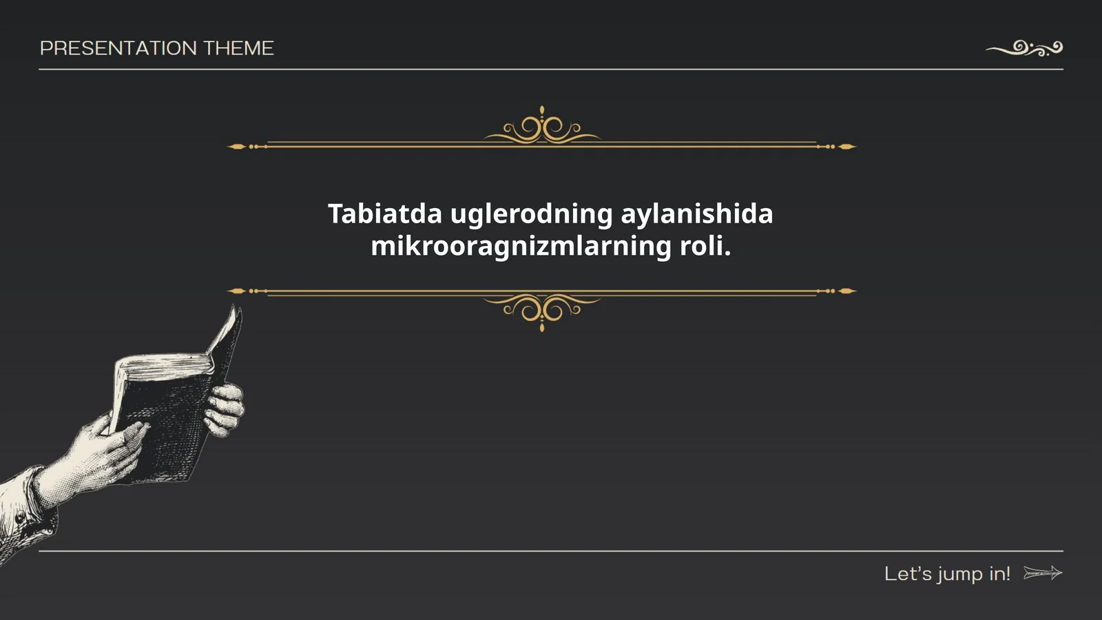 Tabiatda uglerodning aylanishida mikrooragnizmlarning roli
