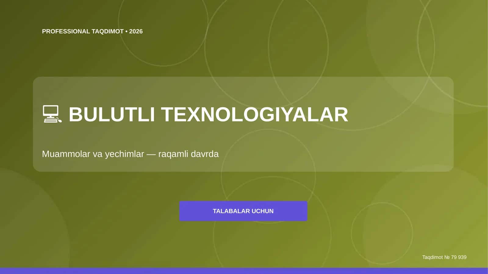 Bulutli texnologiyalar