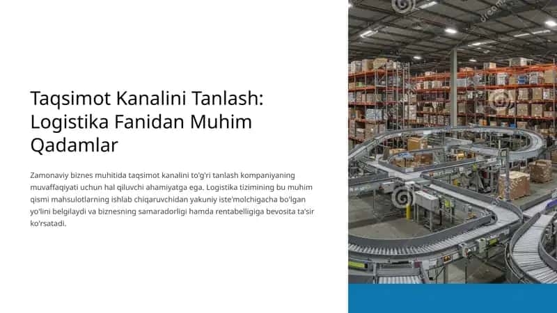 Taqsimot Kanalini Tanlash