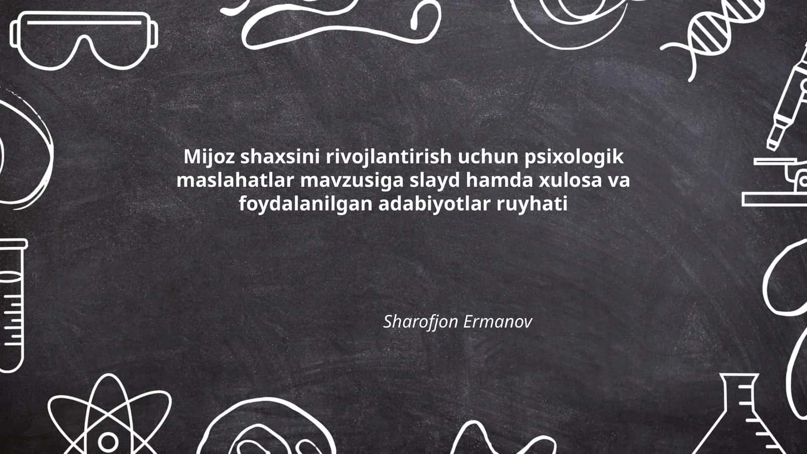 Psixologik maslahatlar
