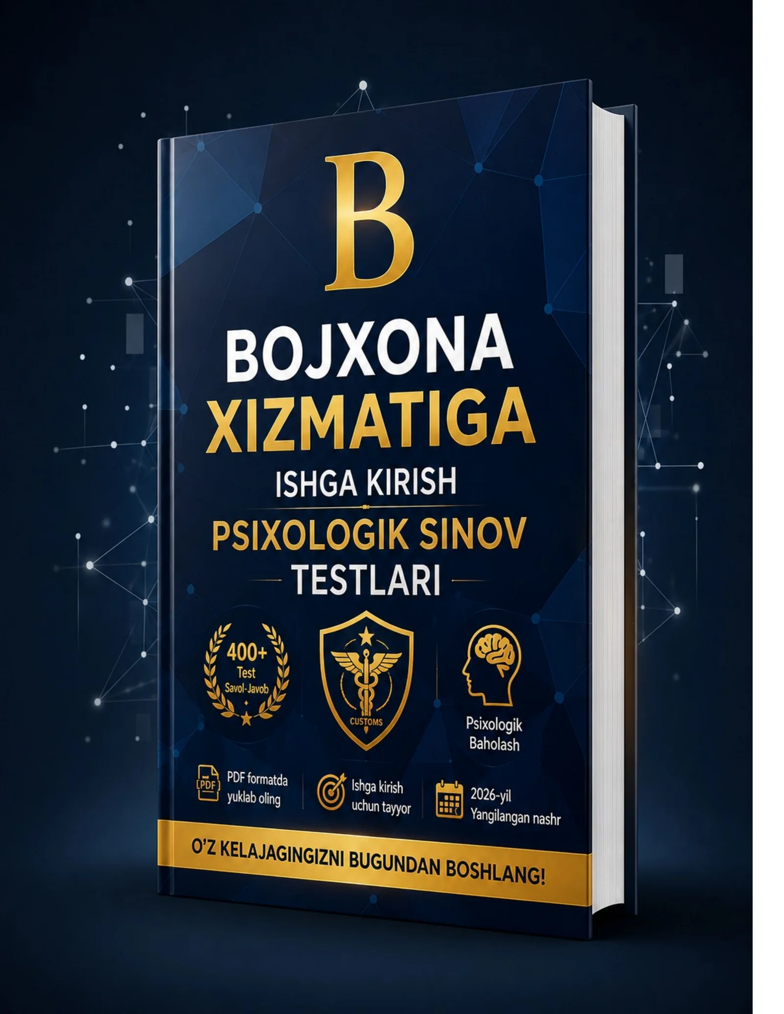 BOJXONA ISHGA KIRISH SINOVI - PSIXOLOGIK TESTLAR TO'PLAMI